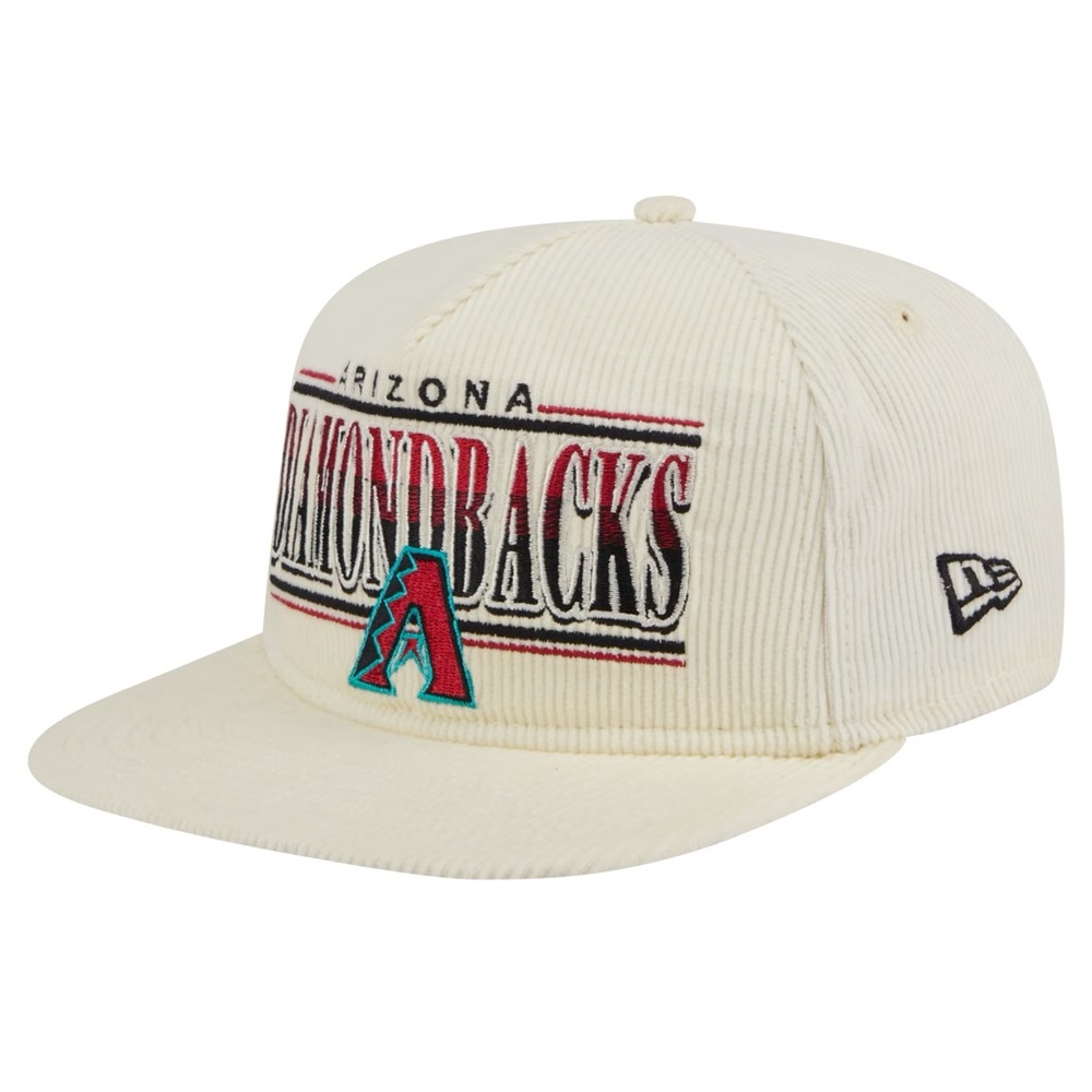 Arizona Diamondbacks New Era Golfer Corduroy SnapBack Cap
